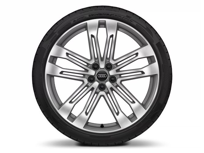 5-dobbelteget V-design, kontrastlakeret (8,5J x 21")