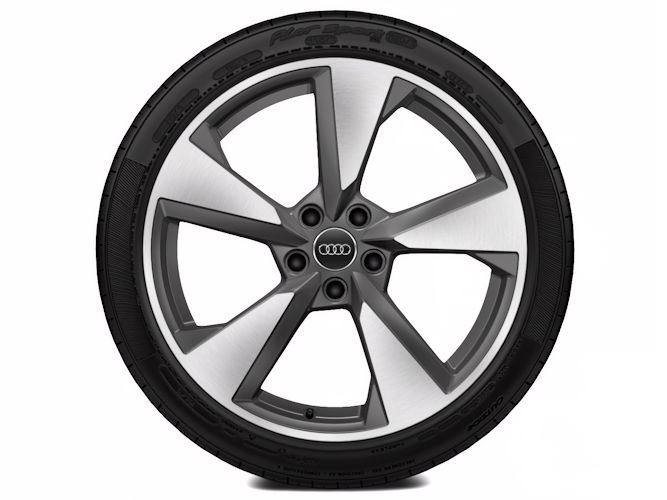 5-eget pylon-design, titaniumoptik (8,5J x 19"), Audi Sport