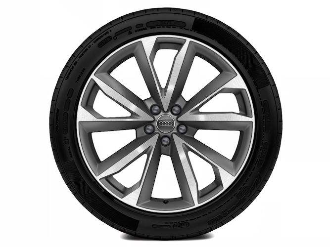 5-dobbelteget V-design, kontrastlakeret (9,5J x 21")