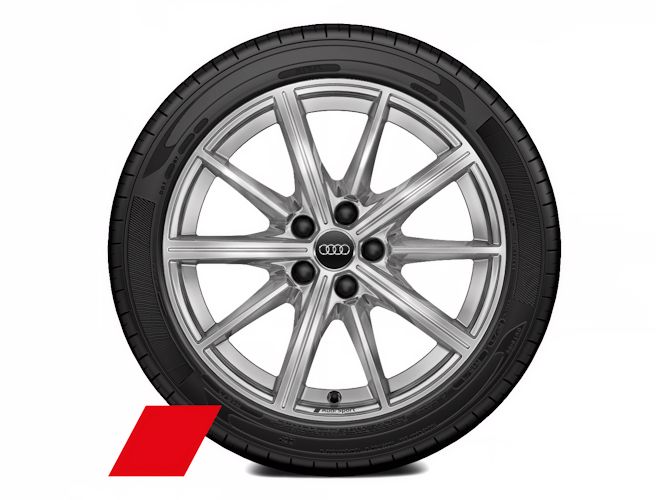 10-eget stjernedesign (8J x 18"), Audi Sport
