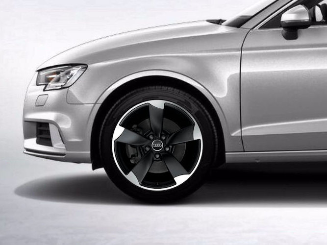 5-eget rotordesign, matsort (8J x 18"), Audi Sport