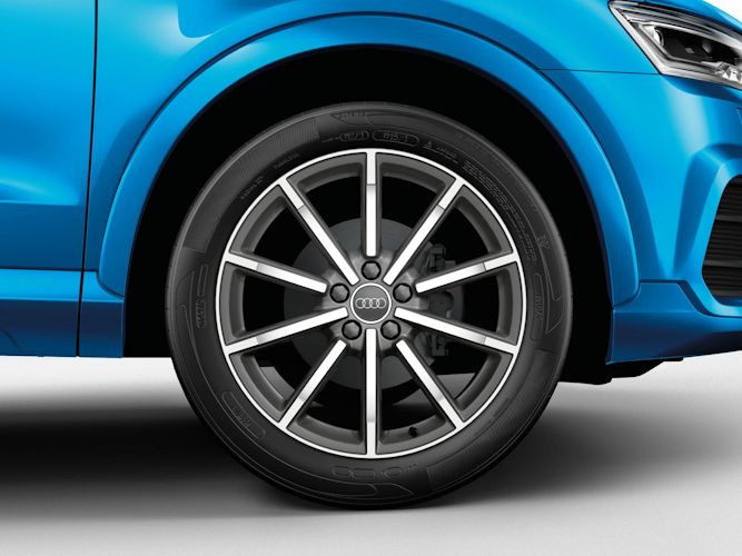 10-eget design, titaniumoptik (8,5J x 19"), Audi Sport