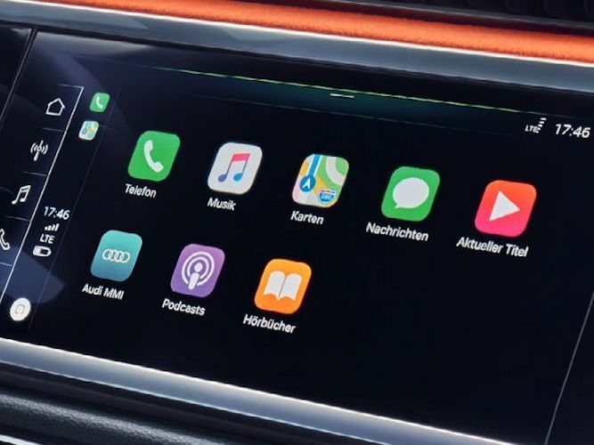 Audi smartphone interface
