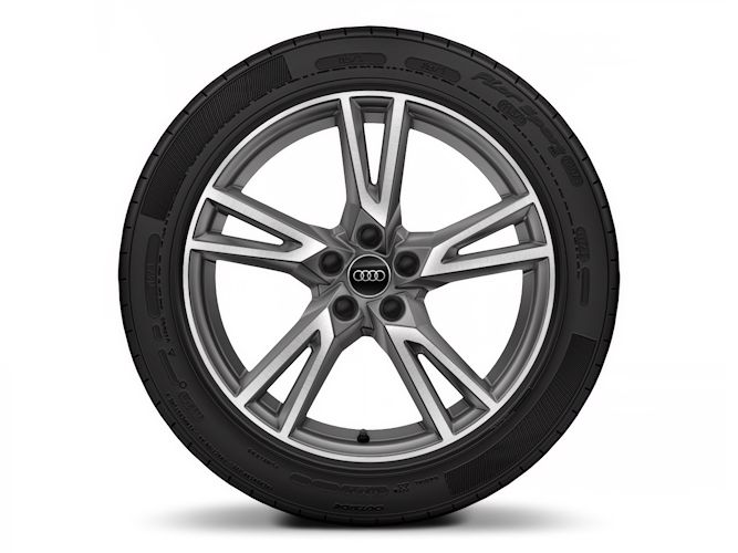 5-eget V-design, kontrastlakeret (8J x 19")