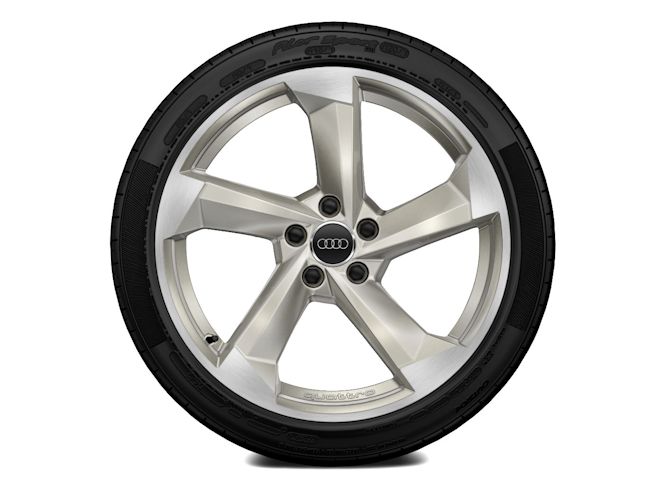 5-eget turbinedesign, magnesiumoptik (9J x 19"), Audi Sport