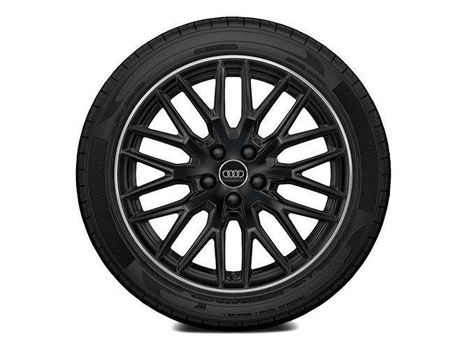 10-Y-eget design, sort højglans (8J x 18"), Audi Sport