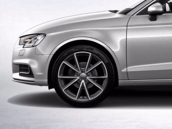5-eget V-design, titaniumoptik (8J x 19"), Audi Sport