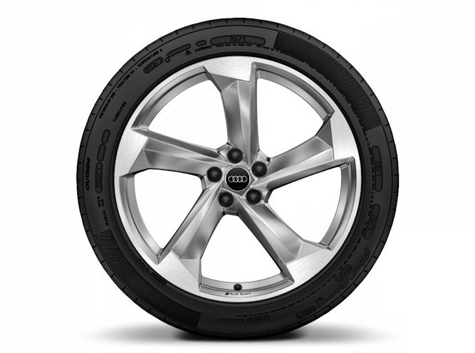 5-eget turbinedesign, platinoptik (10J x 21"), Audi Sport