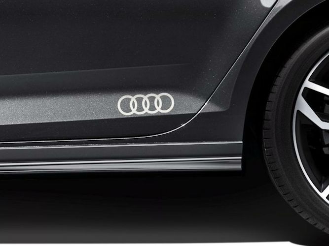 Audi logo som dekorfolie