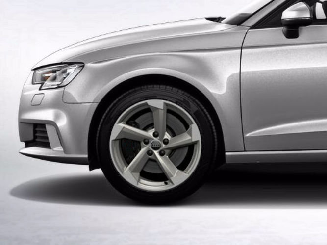 5-eget turbinedesign, magnesiumoptik (7,5J x 18"), Audi Sport