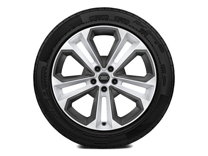 5-dobbelteget moduldesign m. elementer i strukturgrå (8J x 19"), Audi Sport
