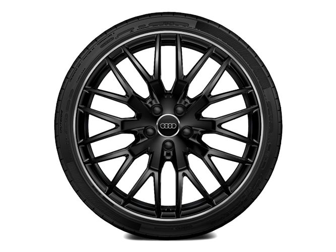 10-Y-eget design, sort højglans (9J x 20"), Audi Sport