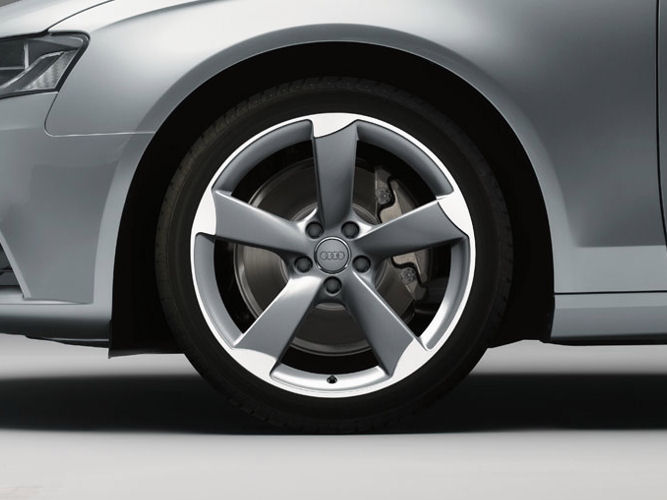 5-eget rotordesign, titaniumoptik (8,5J x 19"), Audi Sport