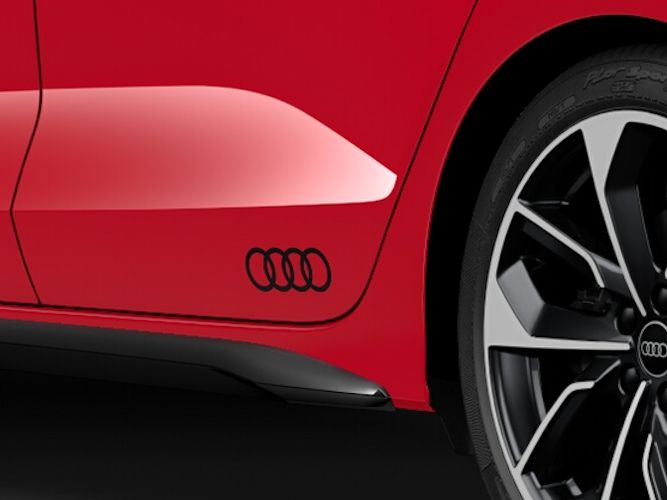 Audi logo som dekorfolie