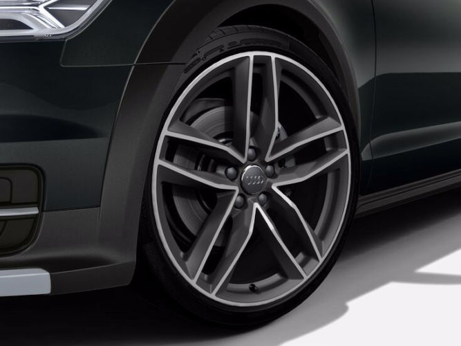 5-dobbelteget design, mat titaniumoptik (8,5J x 20"), Audi Sport